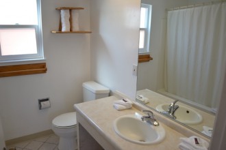 Nice Clean Bathrooms With Natural Light